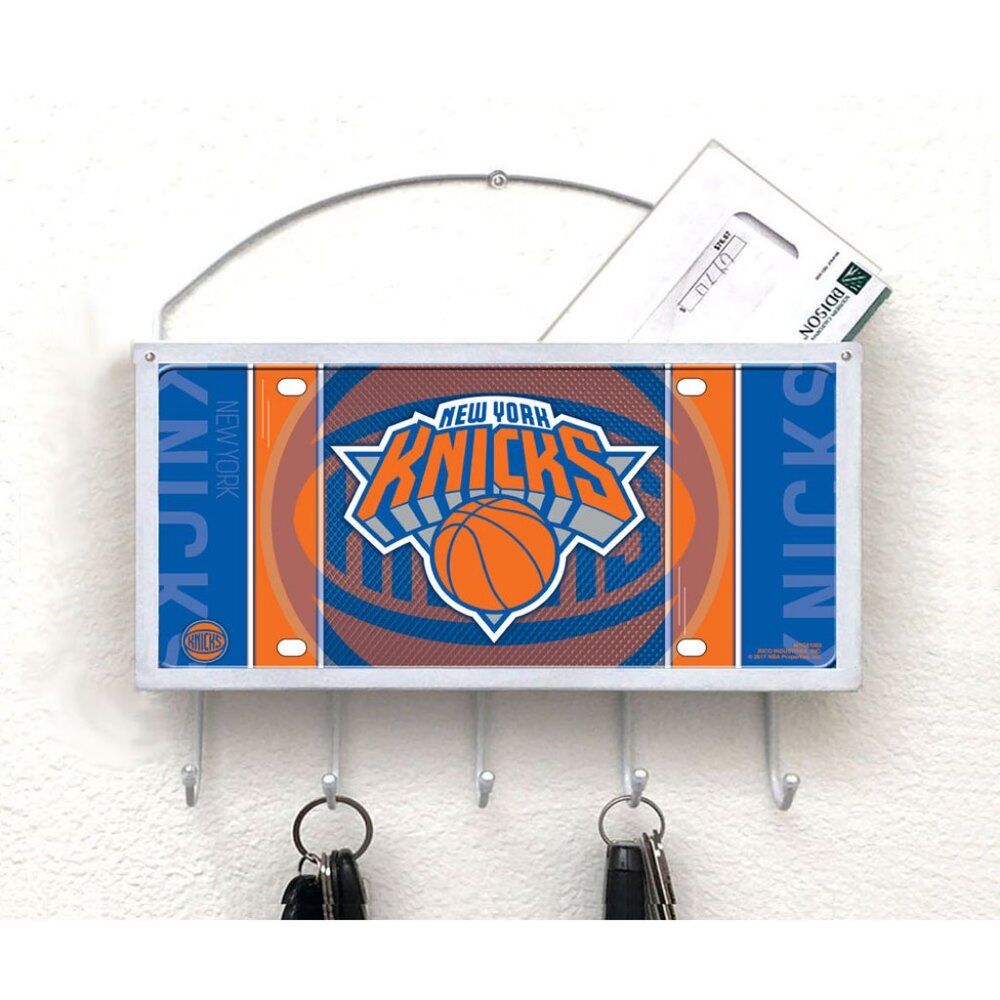 New York Knicks  Mail Organizer, Mail Holder, Key Rack, Mailbox, NBA